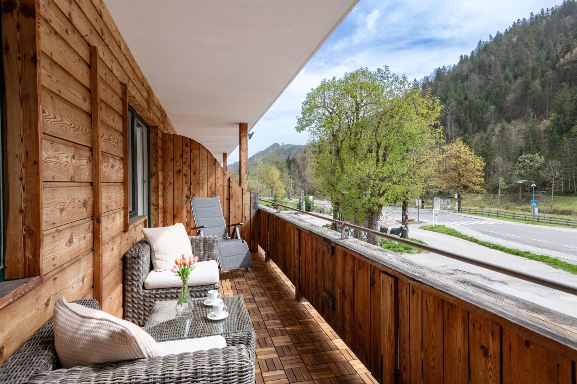 Alpenlodge, Ferienwohnung 4 티어제 외부 사진